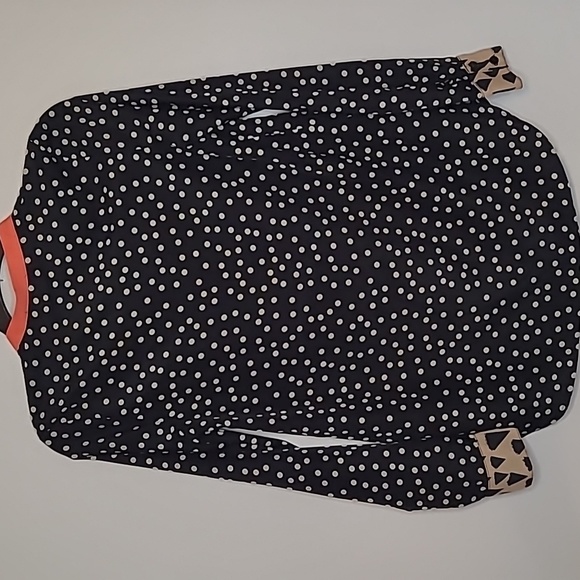 NWT Black & white polka dot blouse XS - Picture 5 of 6